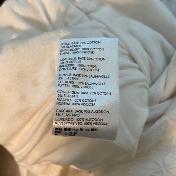 Anthropologie Maeve XS Maxi dress soft t shirt material eyelet Like New - Picture 7 of 13